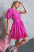 le-milie-rose-woven-mini-dress Flying Tomato-Sophia's Style-5